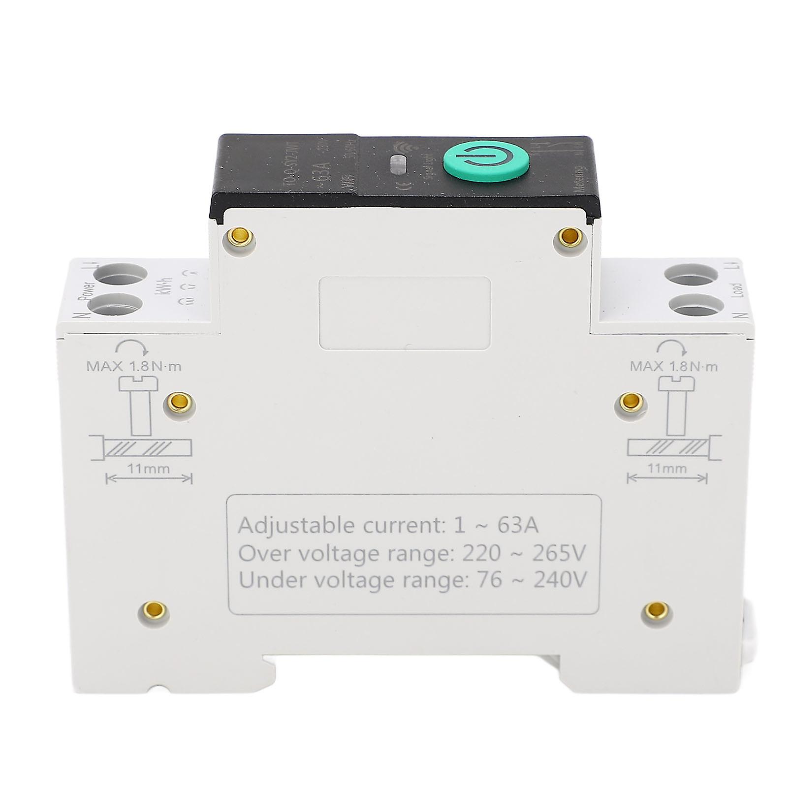 Disjoncteur Interrupteur de contrôle des appareils WiFi avec 3 modes de synchronisation, 90V - 240V pour la maison
