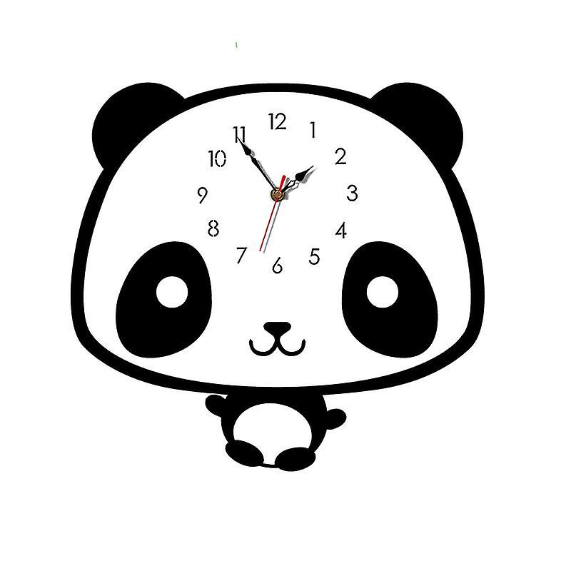 1pcs Cartoon Panda Shape Clock