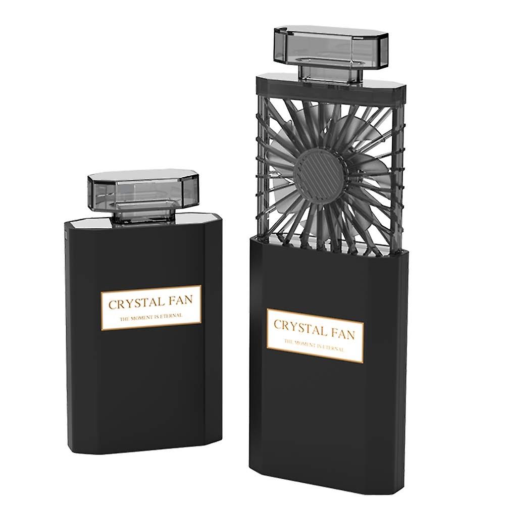 Rechargeable Small Personal Fan (BLACK)