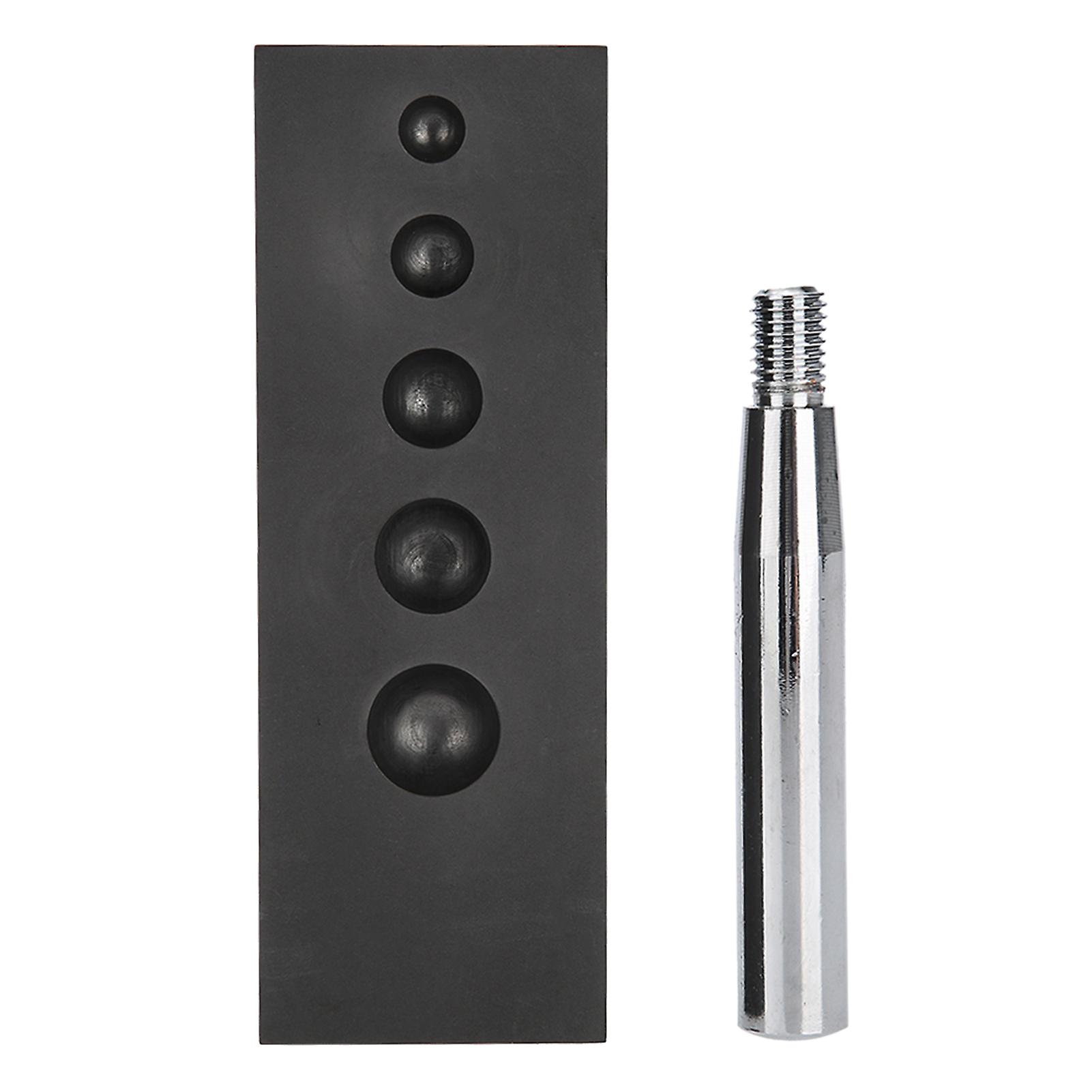 4 in 1 Graphite Sphere Mold for Melting Casting Refining Glass Marble Sphere Mold