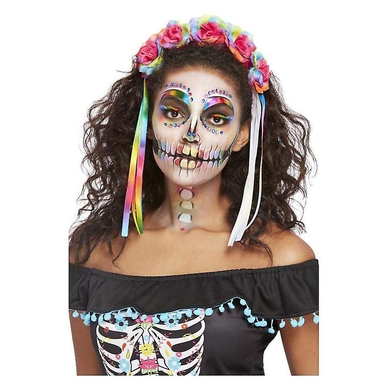 Smiffys Makeup Fx Bright Dotd Kit Aqua 68026