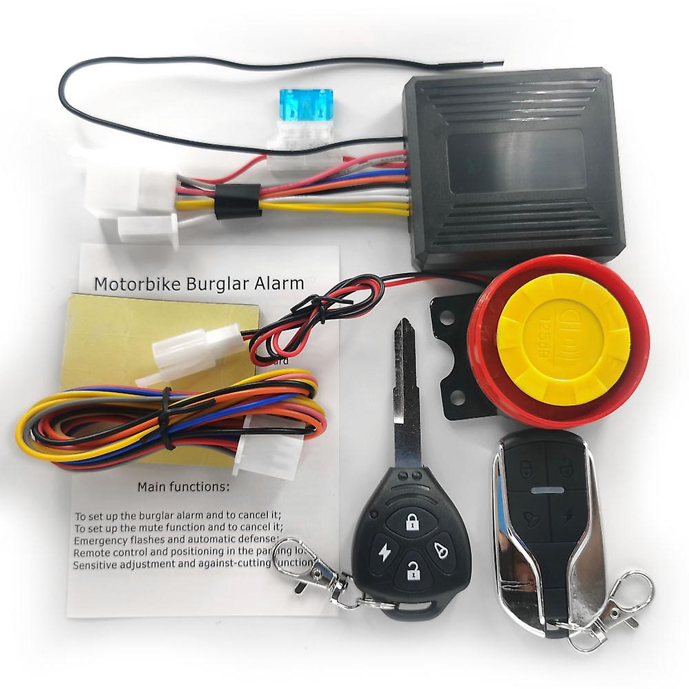 Motorcycle Anti-Theft System Wireless Remote Engine Starter Horn Module for Motorcycle 12V~12085