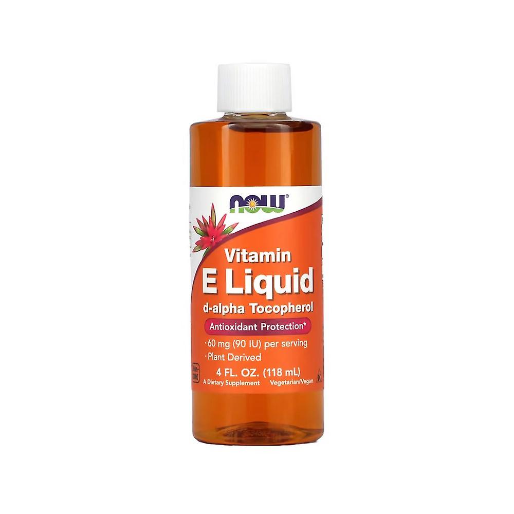 NOW Foods vitamin e liquid d-alpha tocopherol 120 ml 8942