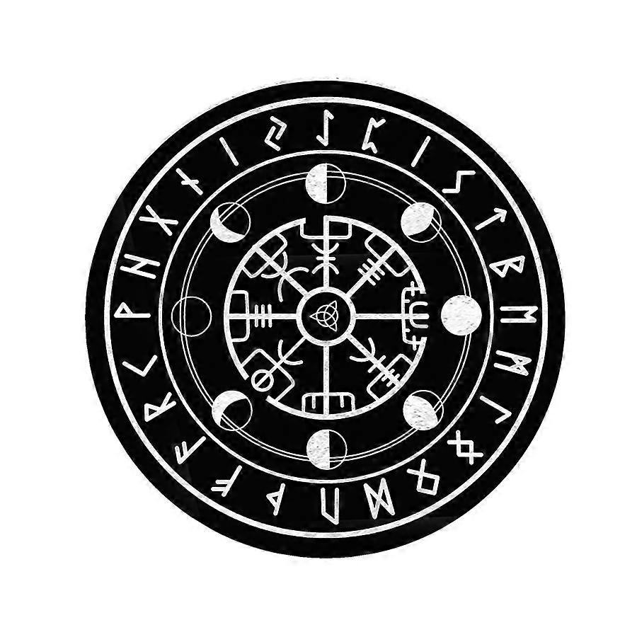 Bind Rune Decorative Circle Rug