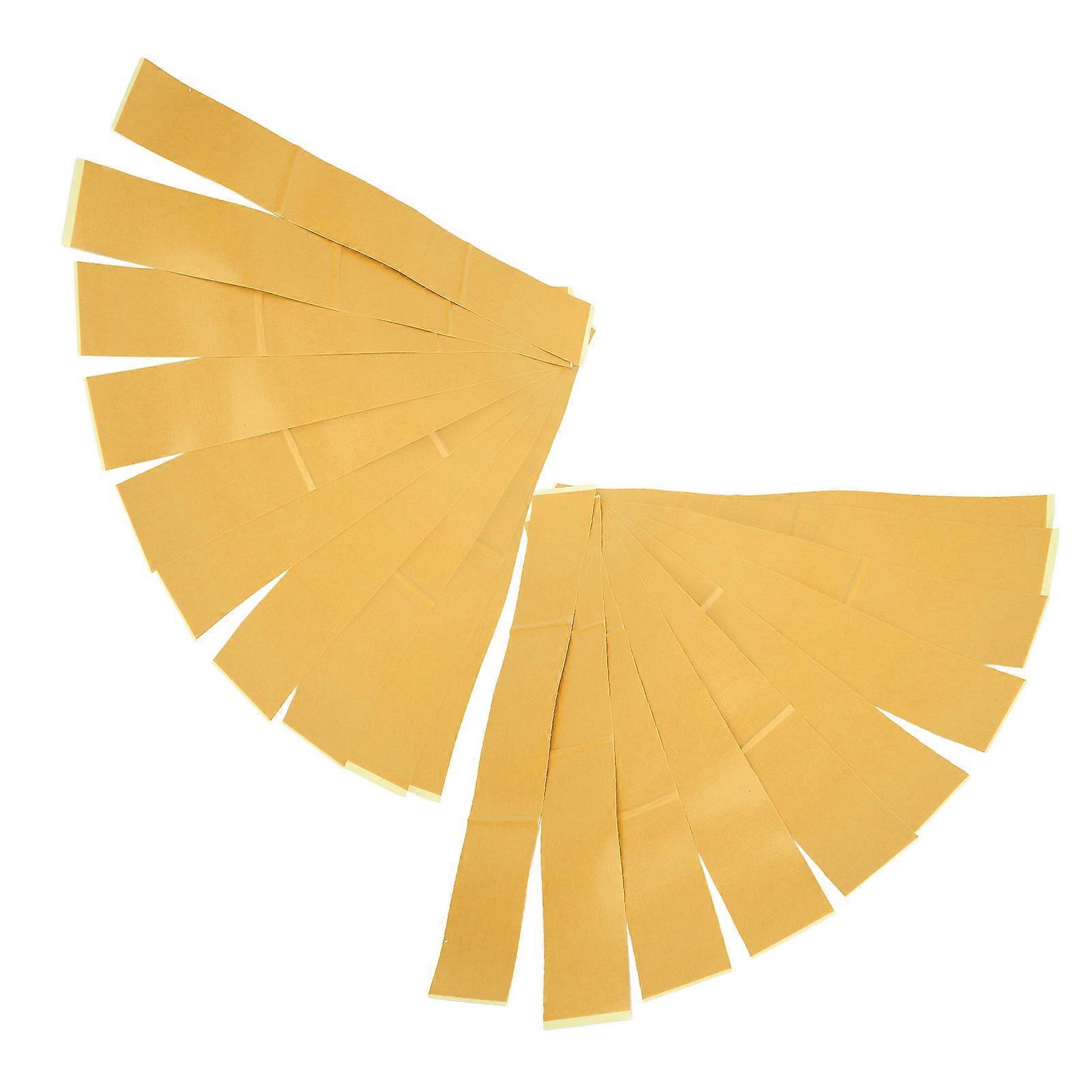 20 قطعة من شريط الخلوص الصفري 2 × 14 بوصة، شريط نجارة مزدوج الجوانب مقطوع بدقة، شرائط لاصقة ذاتية اللصق من مادة البولي فينيل كلوريد لوضع قطع الخشب