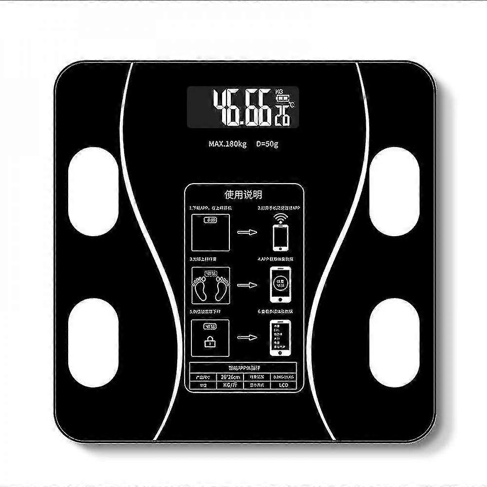 Wireless digital body fat scale USB bathroom with smartphone app