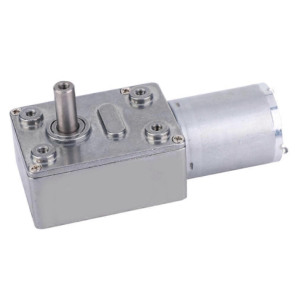 Ouitble Gear Motor Micro Type DC Speed Reduction Motor, 24V Worm Gear Motor, 150 RPM, Large Torsion, Suitable for Various Applications