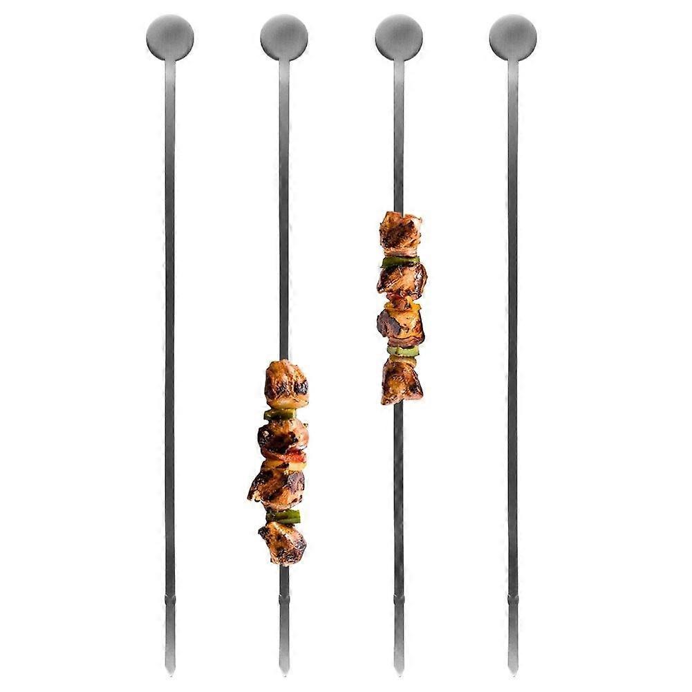 Stainless steel skewer set for vegetables and meat