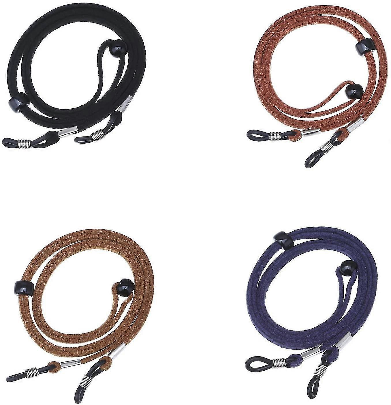 27.9 Inch Eyeglass Holder Adjustable Glasses Strap Cord String, 4 Pieces