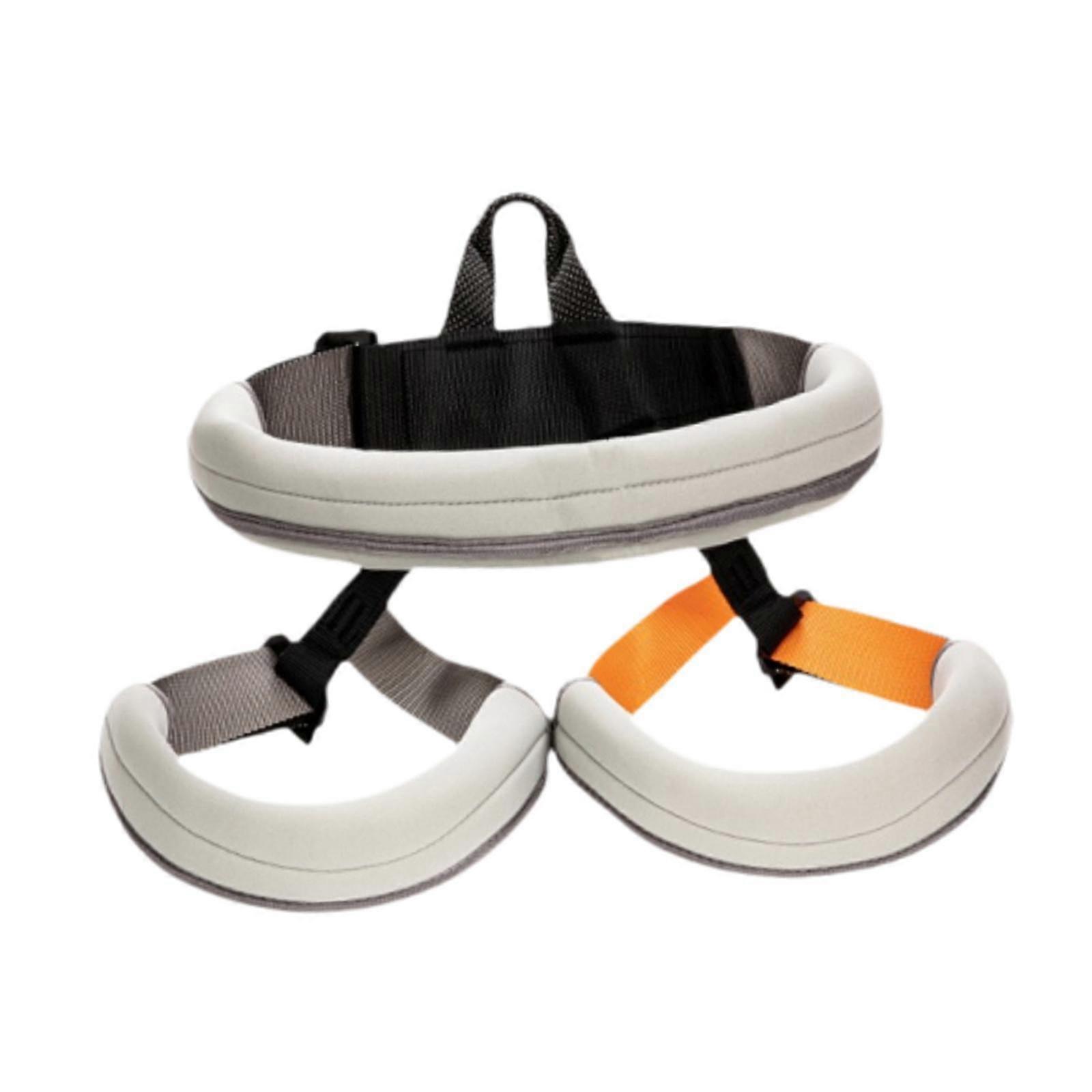 Bungee Fitness רתמת רתמת רגל עבור מקורה Bungee Fitness Home Gym Studio אפור