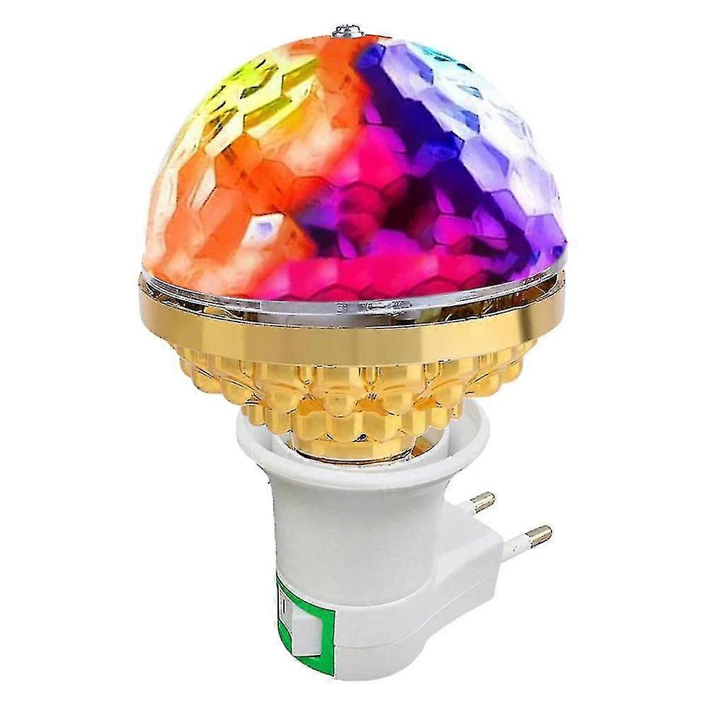 Rotating Magic Ball Light | Led Mood Light For Disco Party | 360 Rotating Disco Light With Remote Control For Party/christmas/bar/club/d  Hy