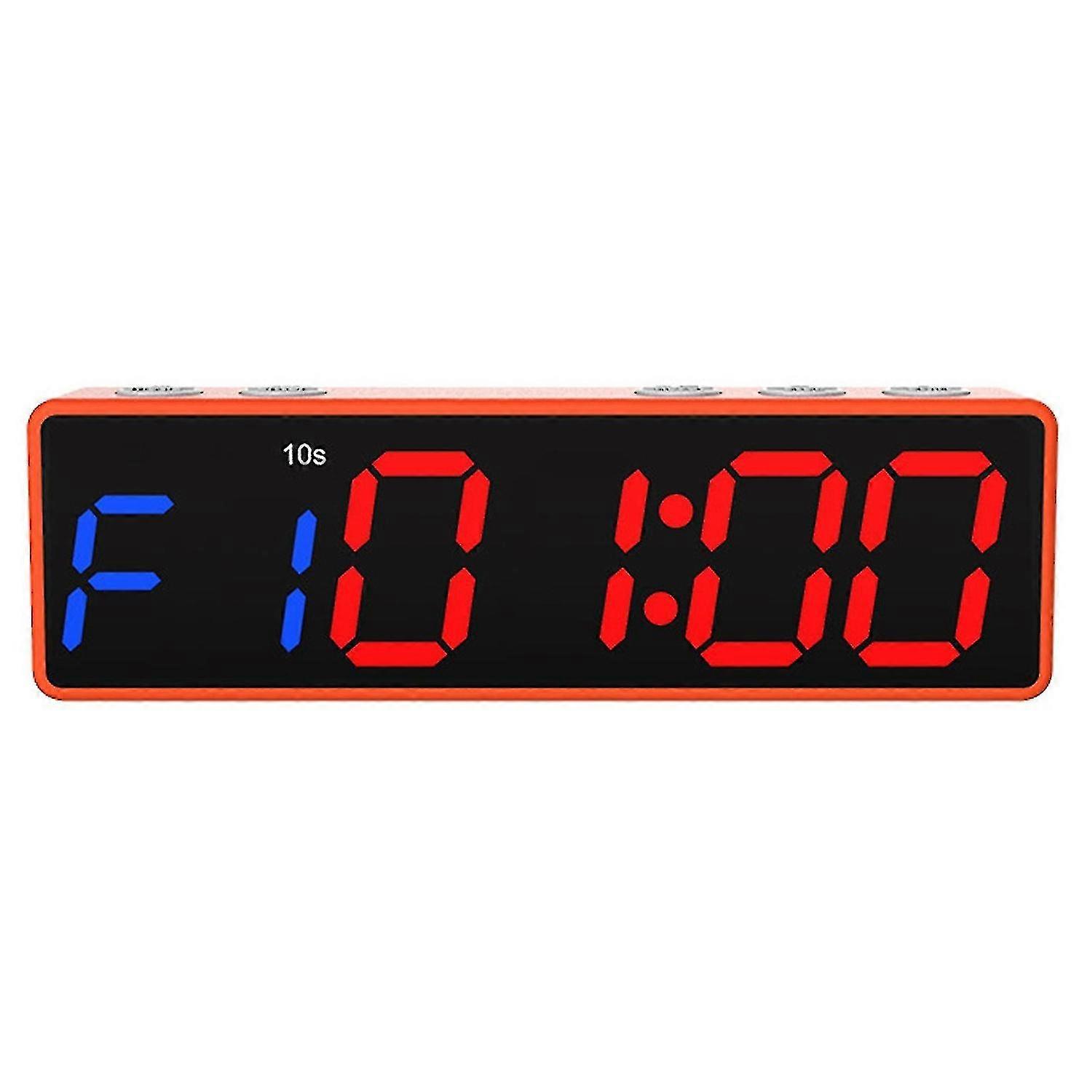 Gym Timer Training Interval Workout Clock Count Down Up Stopwatch-hhny