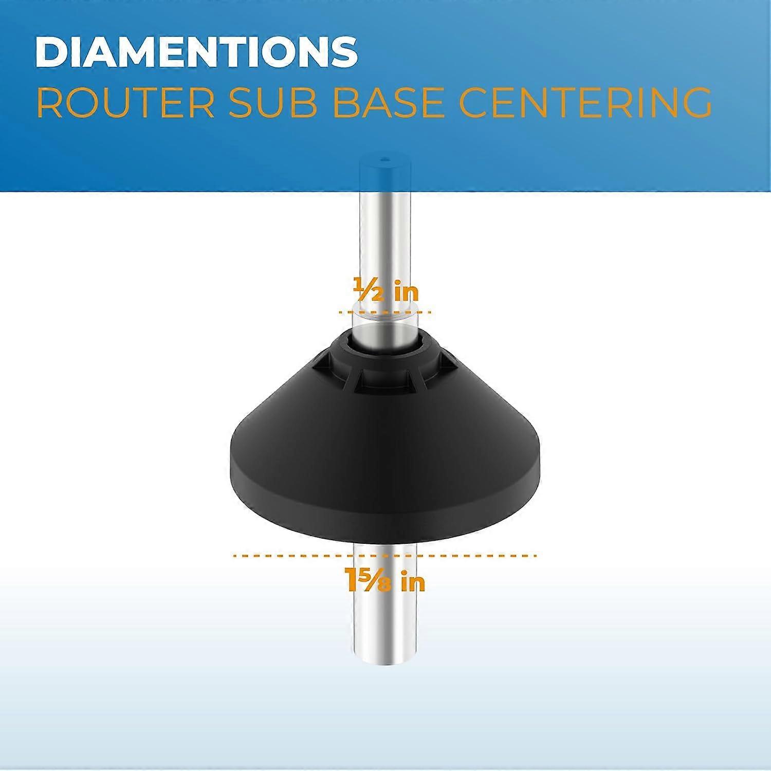 DNP617 Centering Cone for Dewalt Router - Compatible with Fixed Base ...