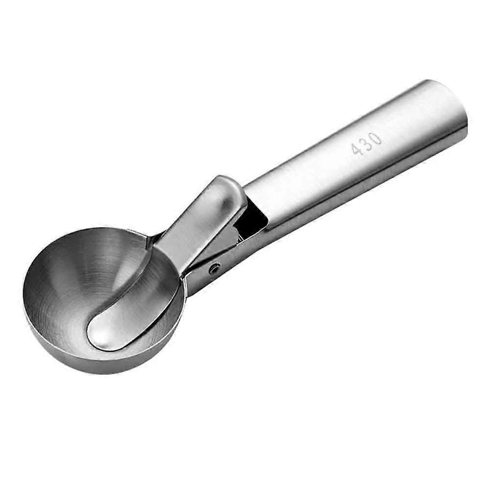 Stainless Steel Ice Cream Scoop with Trigger Ice Cream Scooper , Perfect for Frozen Yogurt