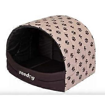 Dog Bed With Clear Paw Pattern