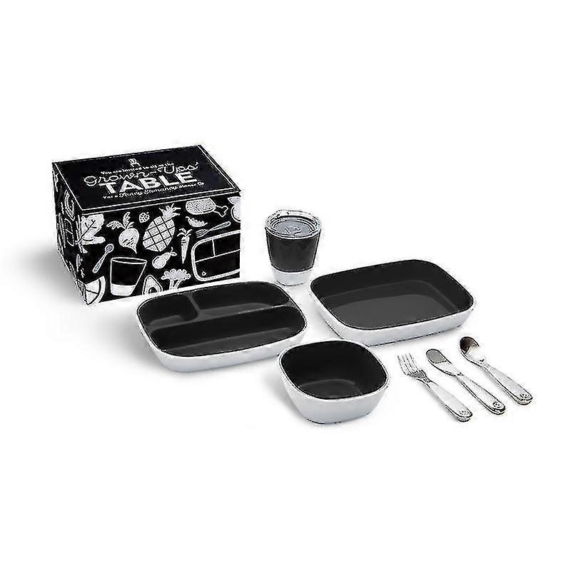 munchkin grown ups table dining set black