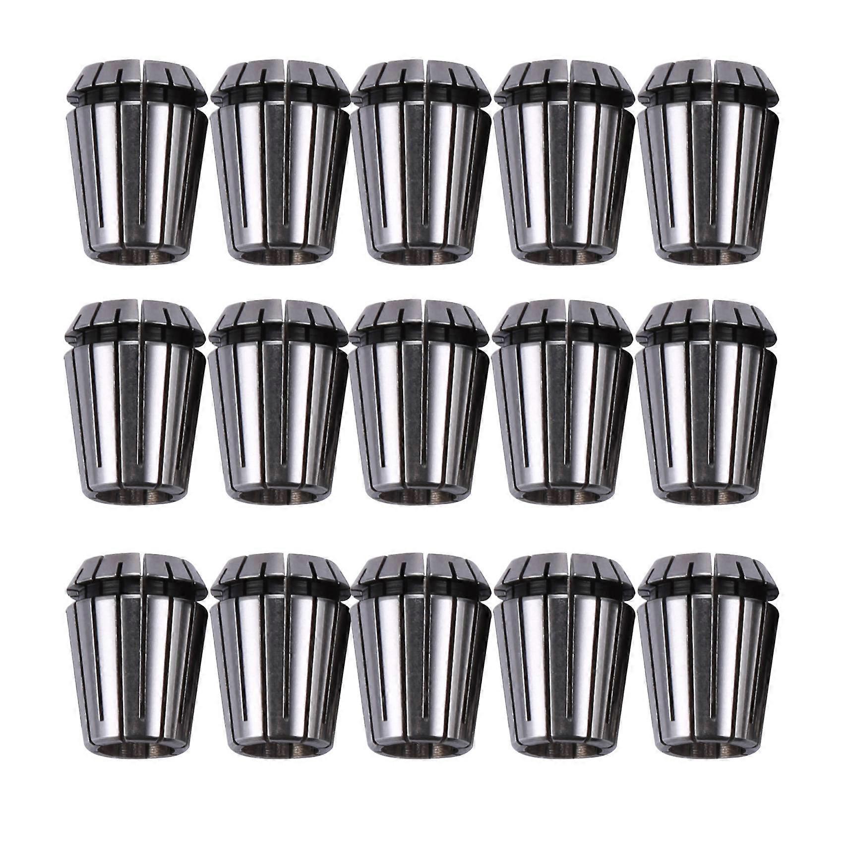 15Pcs ER25 Collet Tool Precision Spring Collet Set from 2mm to 16mm CNC Collet Chuck For Milling La