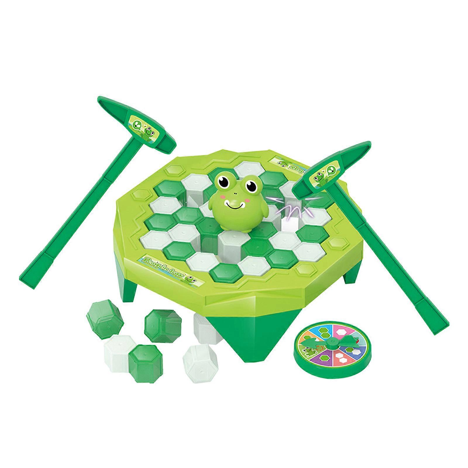 Save The Penguin Ice Breaker Iceberg Toy Trap Ice Breaker Board Game Toy For Adults Aged 4-8 Comes With Replacement Ice Cubes And Three Animals