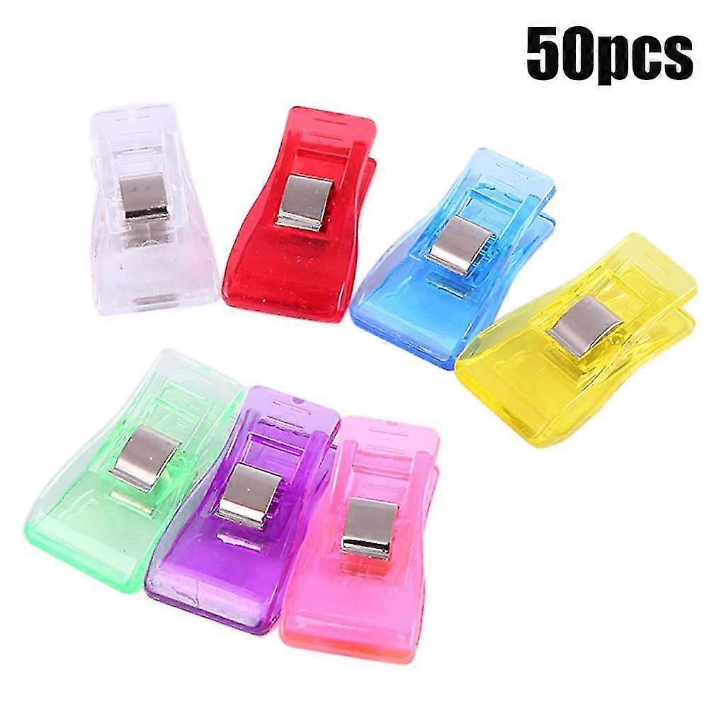 !50pcs Patchwork Tool Multicolor DIY Sewing Clip Easy Apply Fabric Craft Knitting