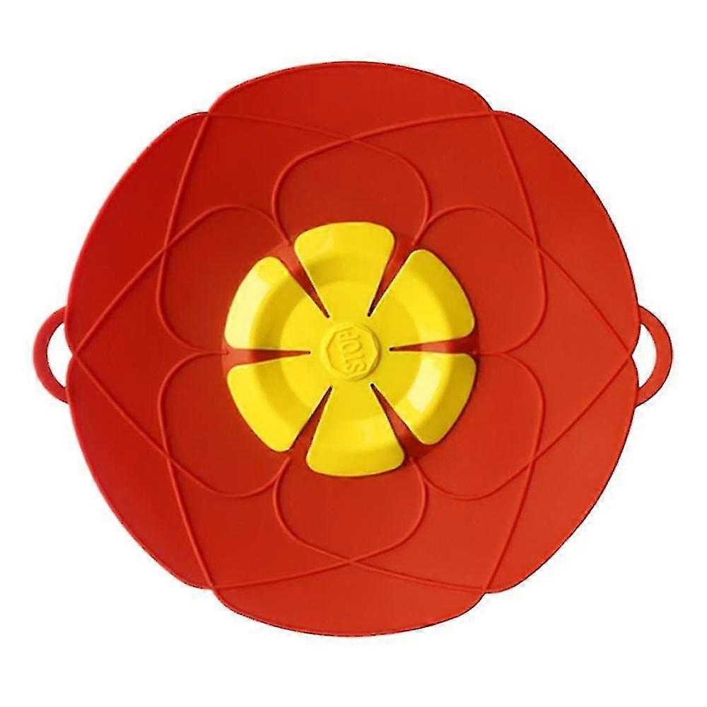 28cm Silicone Anti-Overflow Lid ,Pot Cover Silicone Spill Stopper Lid