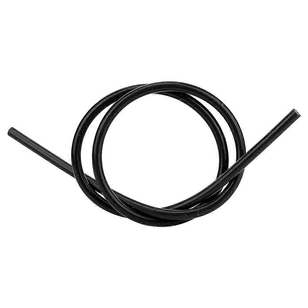 8mm τμήμα αντικατάστασης εξαρτημάτων αυτοκινήτων καλωδίων ανάφλεξης καλωδίων σπινθήρων σιλικόνης (μαύρο)