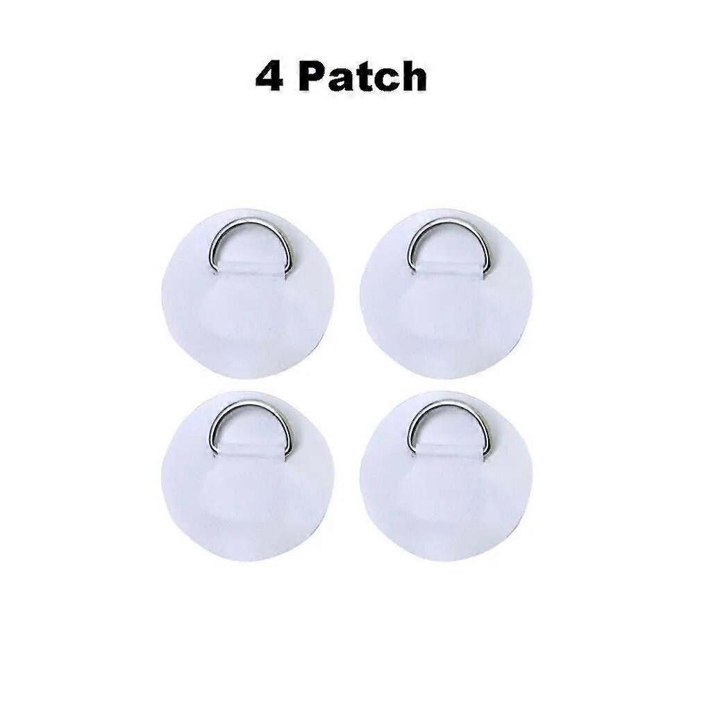 D-Ring Patch for Inflatable Boat Kayak Dinghy SUP D-Ring PVC Patch Stand-Up Paddleboard Canoe Rafting Rope Ring Patch