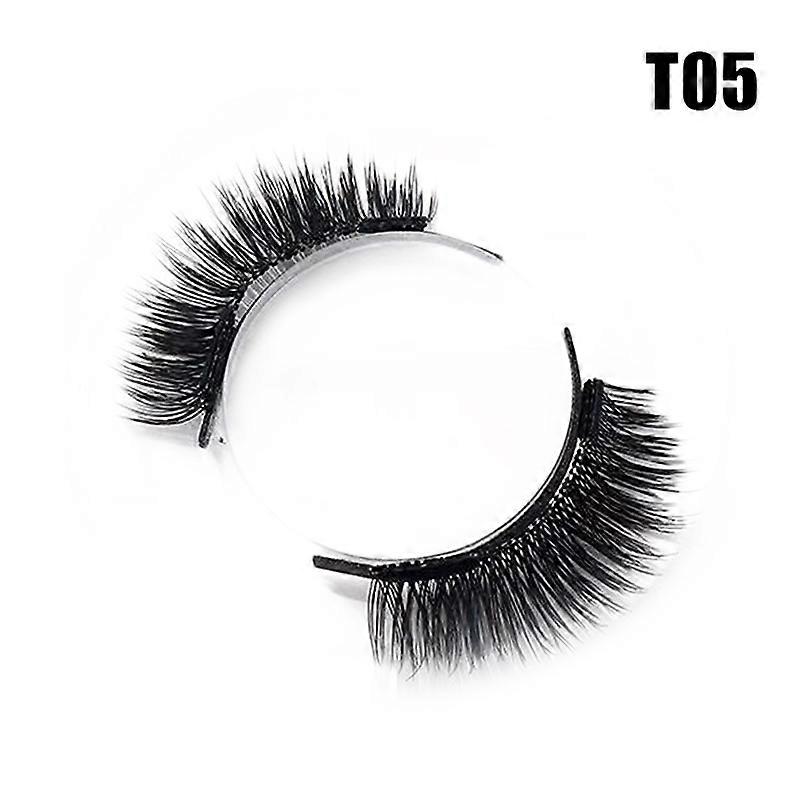 Magnetic Eyelash Kit Reusable  Fluffy 3D Eyelash Mink Lashes Natural Look Lashes for Women Handmade