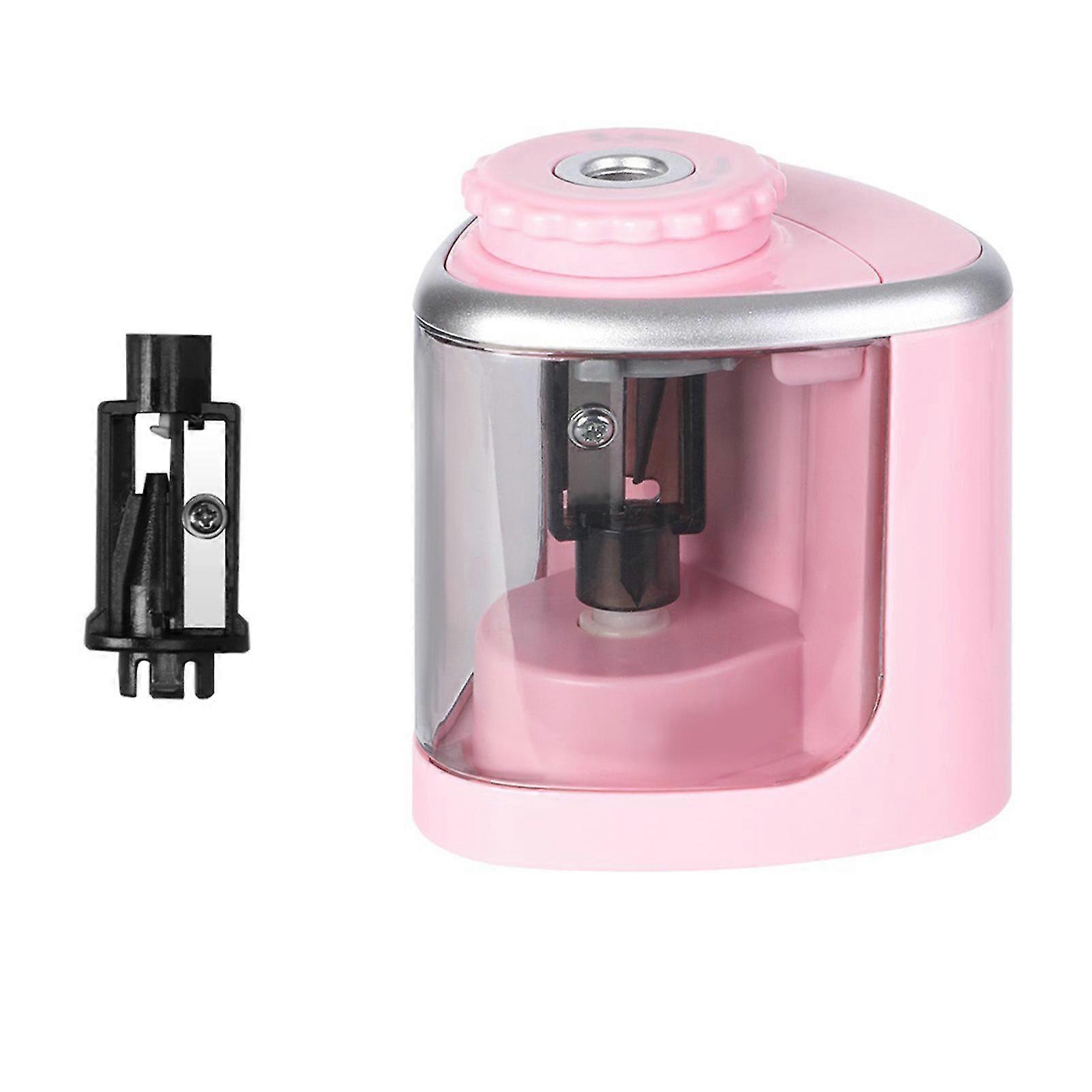 Electric Pencil Sharpener Semi Automatic Battery Powered Easy Operation Pen Sharpener For Kids Student
