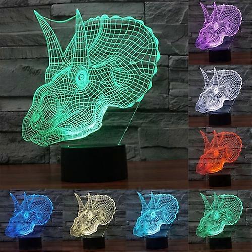 Dinosaur Style 3D Touch Switch Control LED Light