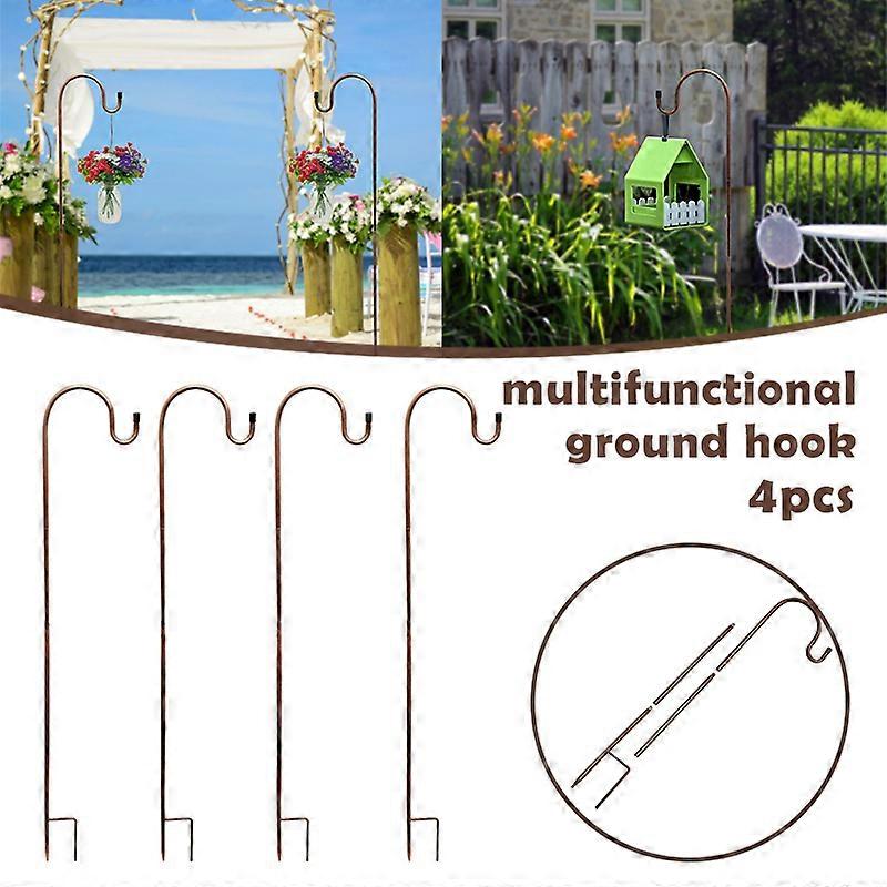 Iron Shepherds Hook Super Strong Rust Resistant Durable Simple Suit for Garden Entrance Hanging Plant Baskets Weddings