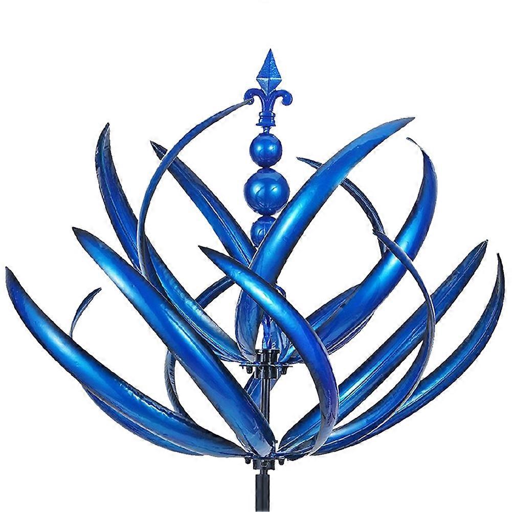 Harlow Wind Spinner Rotator Wrought Iron Garden Stake Outdoor Decoration