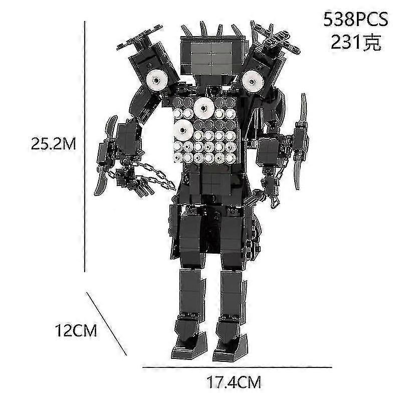 Noua toaletă Skibidi Omul O și camera T Man Building Bs Jucării Set de jucării DIY B pentru copil Youpin