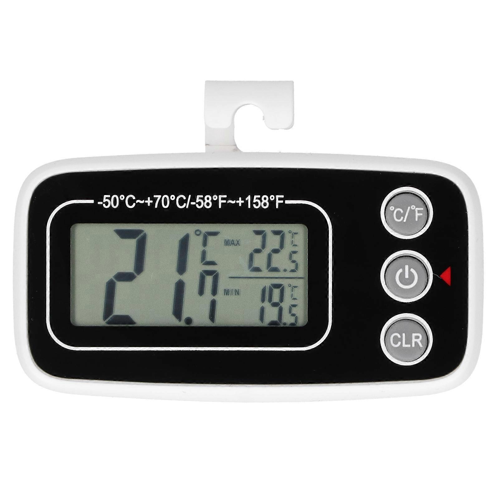 Mini Refrigerator Thermometer Household Waterproof with Temperature Memory Function