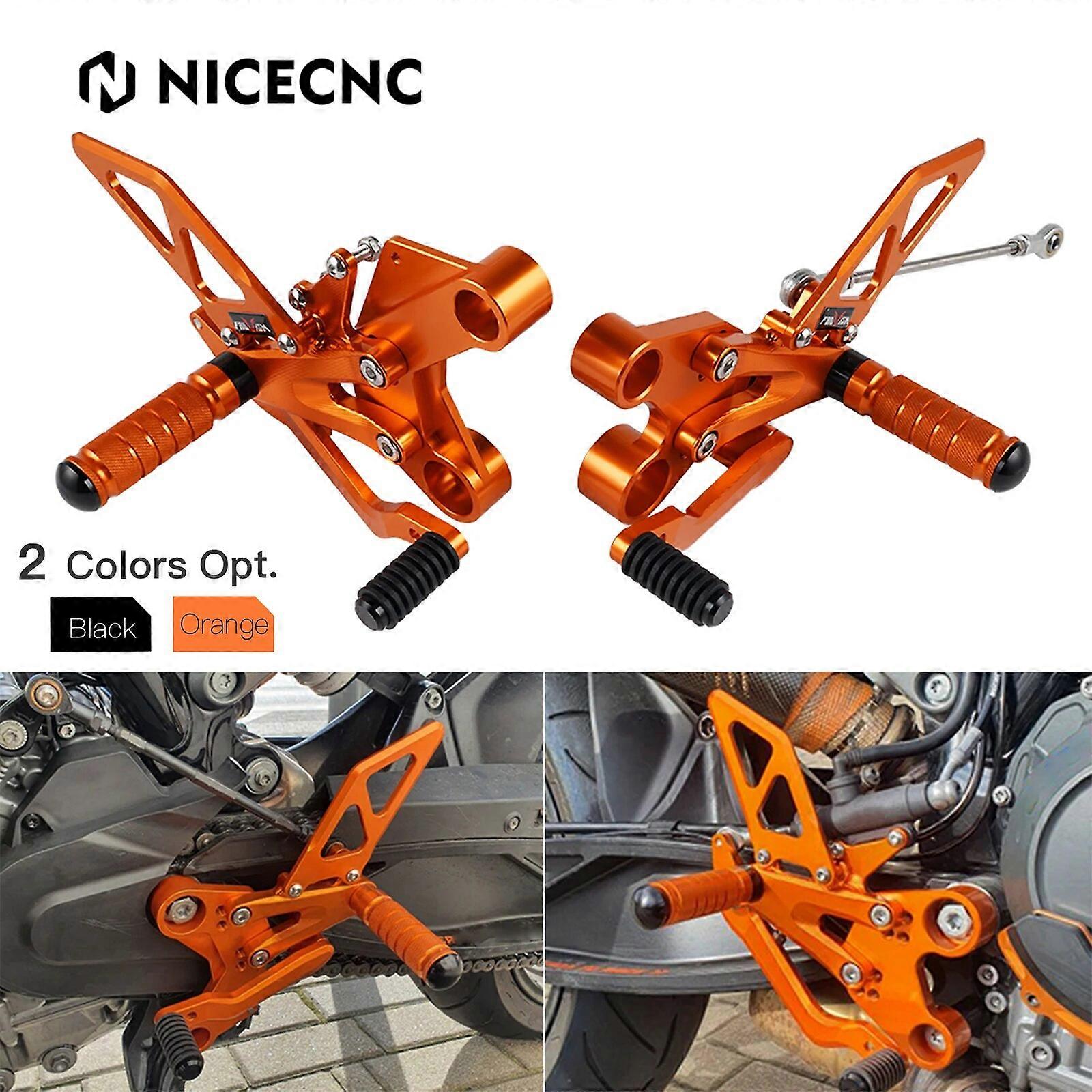 NICECNC moottoripyörän säädettävät takasäädöt jalkatapit polkimen jalkatukisarjat KTM 790 Duke 2018 2019 2020-2023 890 Duke 2020-2023
