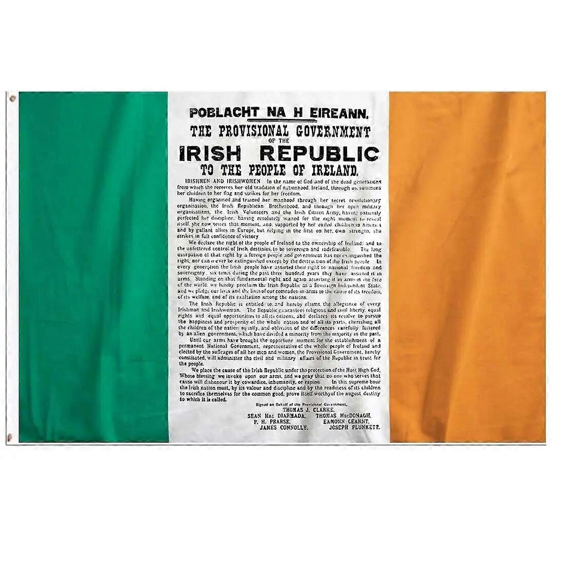 Ireland 1916 Proclamation Flag For Decoration