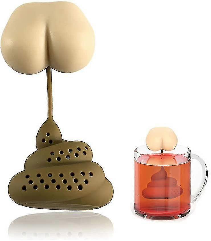Tea Infuser,funny Filter Diffuser Loose Tea Silicone Strainer For Different Mugs And Leaves