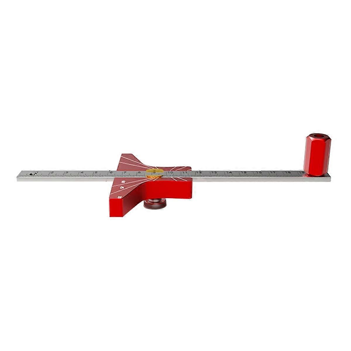 Woodworking Scribe-Aluminum Depth Gauge-Adjustable Multi Angle Line Drawing Device Tool-Parallel Sc