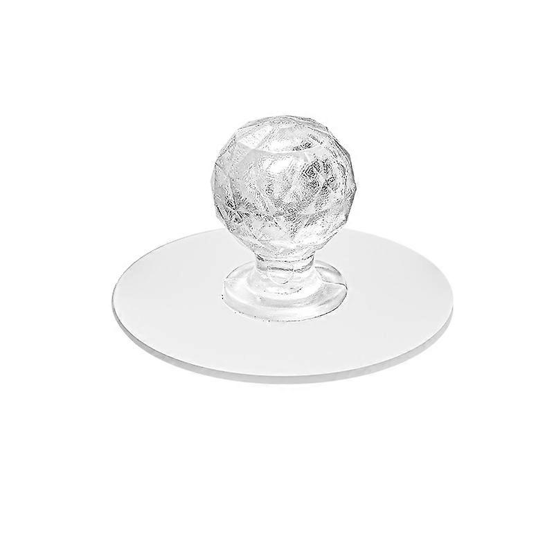 8pcs Knobs Handle Round Drawer  Crystal