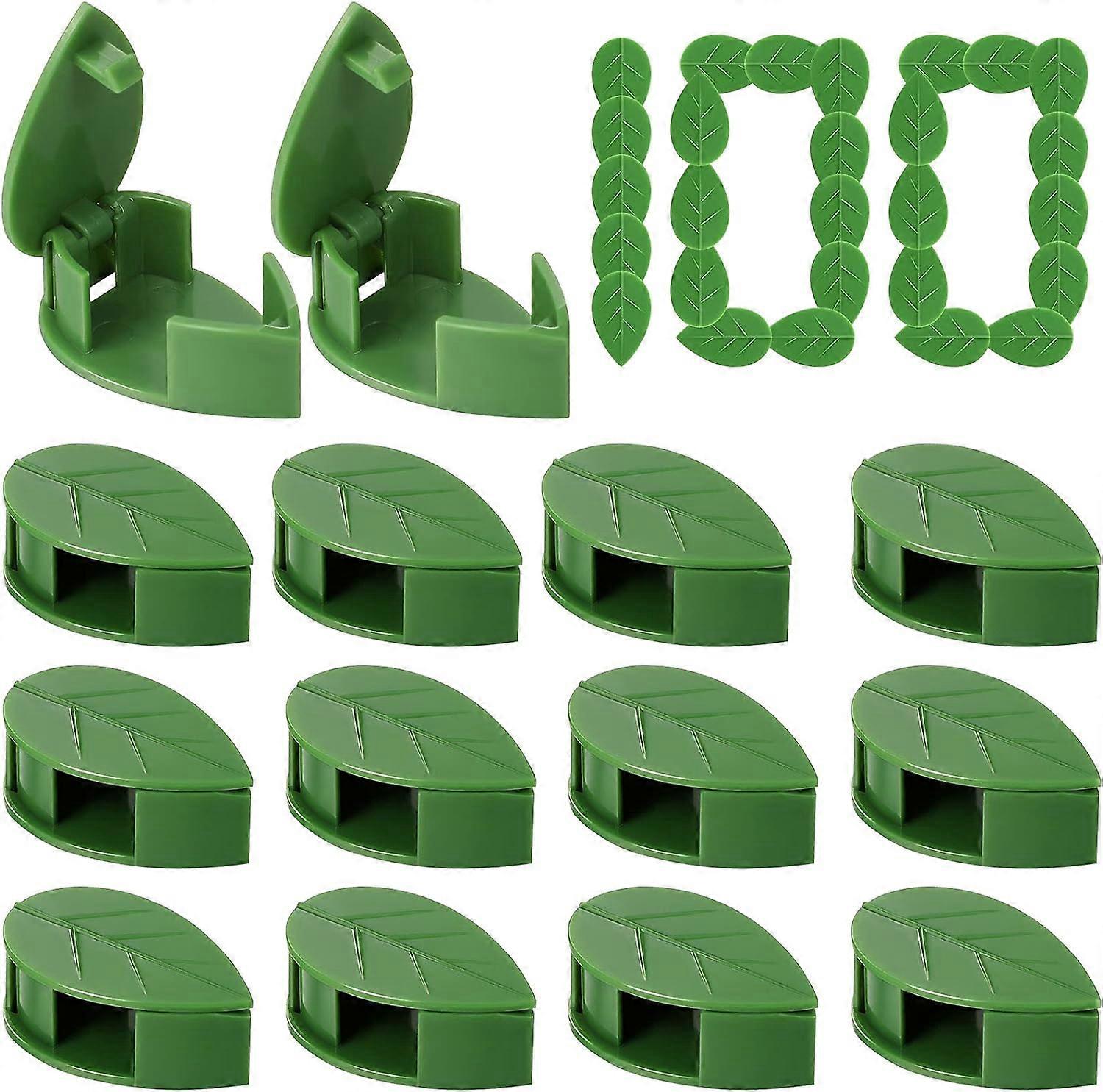 Invisible Plant Climbing Wall Fixture Clips Leaf Shape Self-Adhesive Hook V