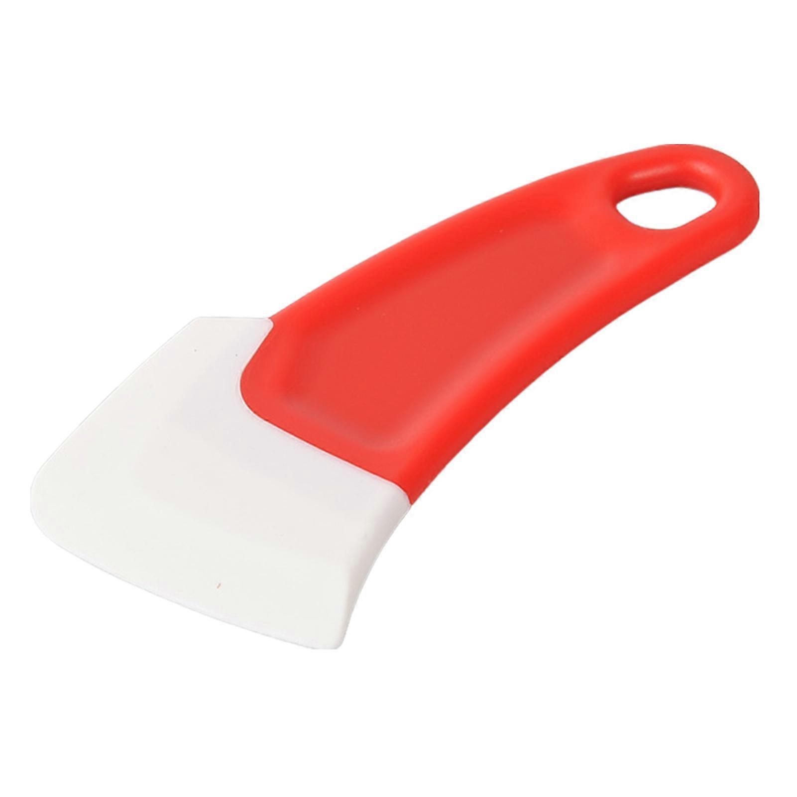 Silicone Spatula Reusable Non-Stick Kitchen Tool with Hanging Hole Lightweight Heat Resistant Food Scraper for Cast Iron Skillet Cleaning
