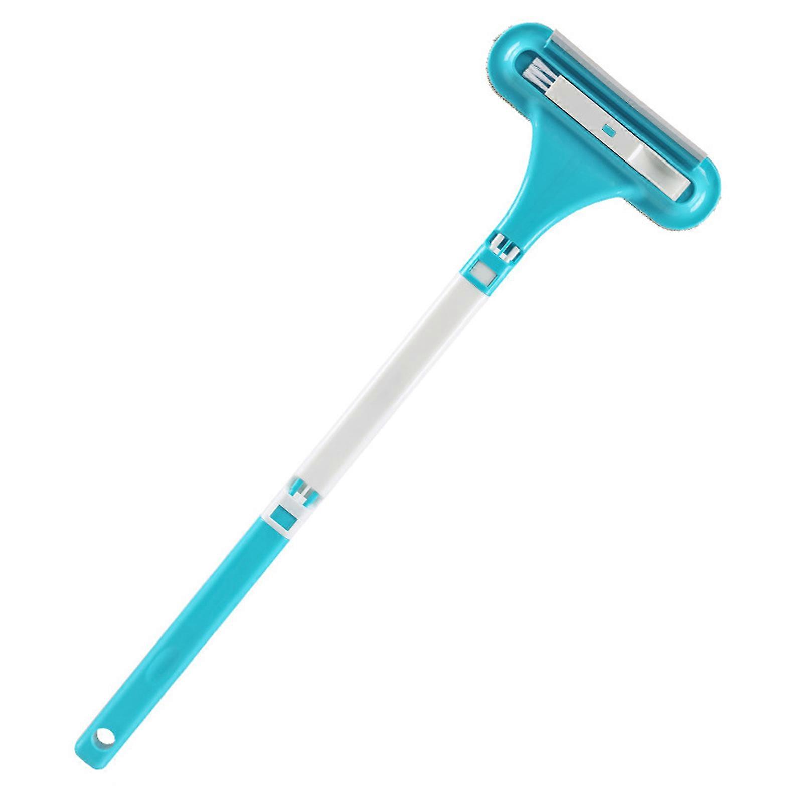 Home Cleaning Brush with High-density Elastic Cotton Foam Ergonomic Handle Widened Brush Head Dust Brush