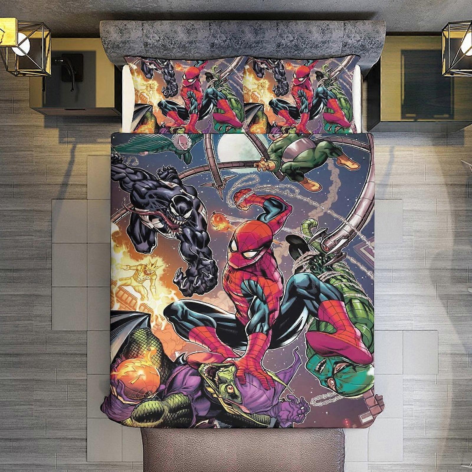 v392 Bed Sheets Bedding The Amazing Spider-Man 3 Piece Sets Full