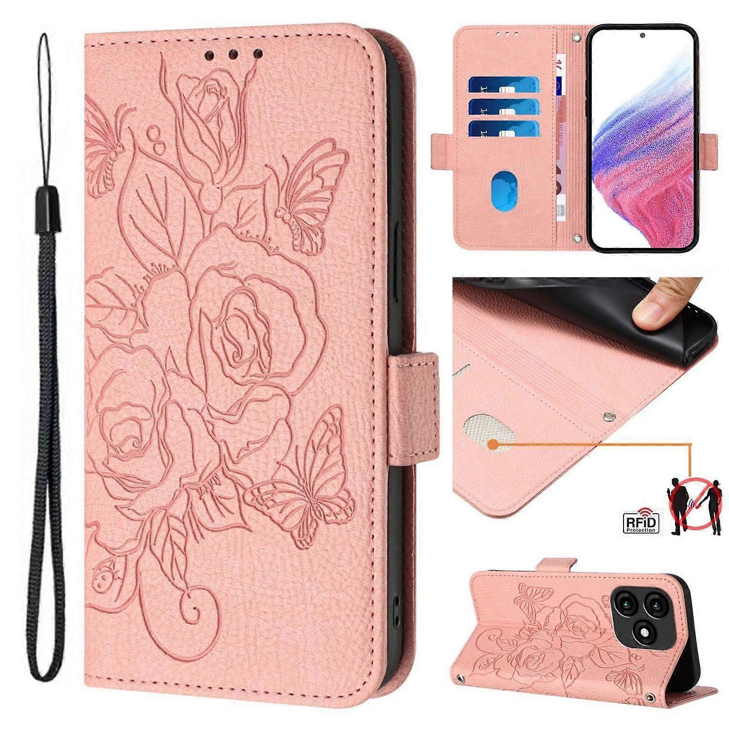 RFID Leather Case For itel A70