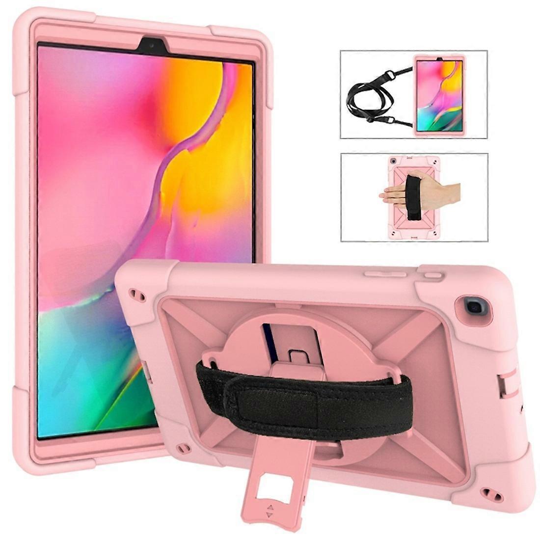 Contrast Color Silicone + PC Combination Case with Holder For Galaxy Tab A 10.1 (2019) T510