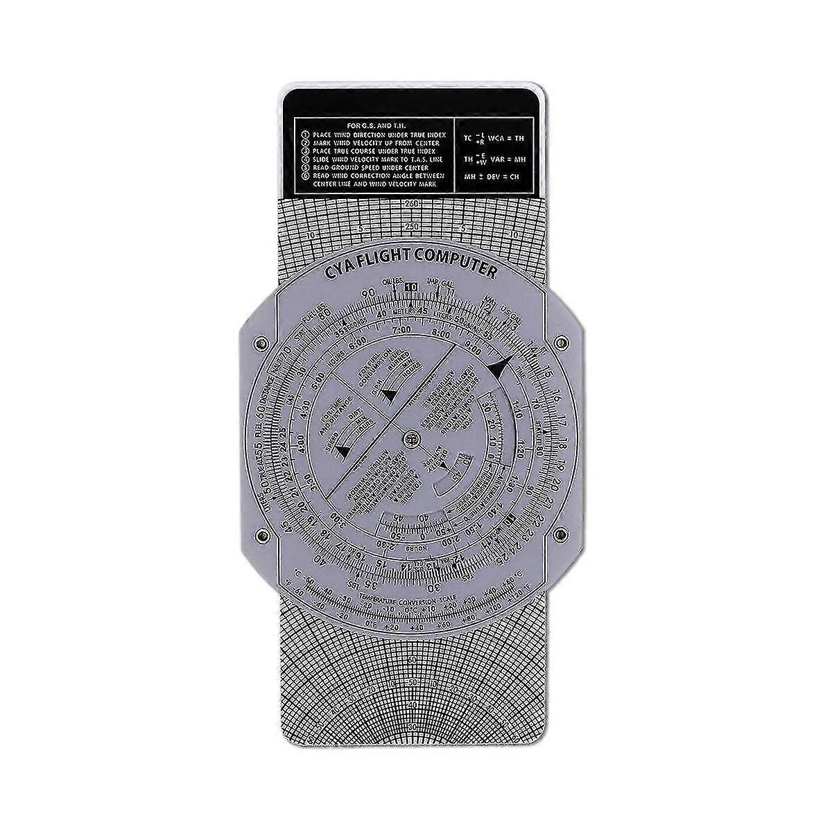 E6B Flight Computer Aviation Plotter Circular Slide Rule Used in Aviation Flight Training Pilot Training, Internships+(cfte