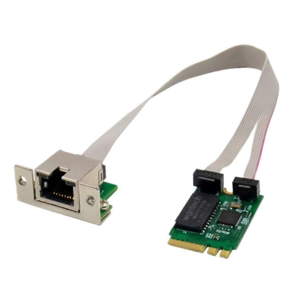 M.2 A+e 2.5g Ethernet Adapter 2.5g/1g/100m Multi-gigabit M.2 Network Card 8125b