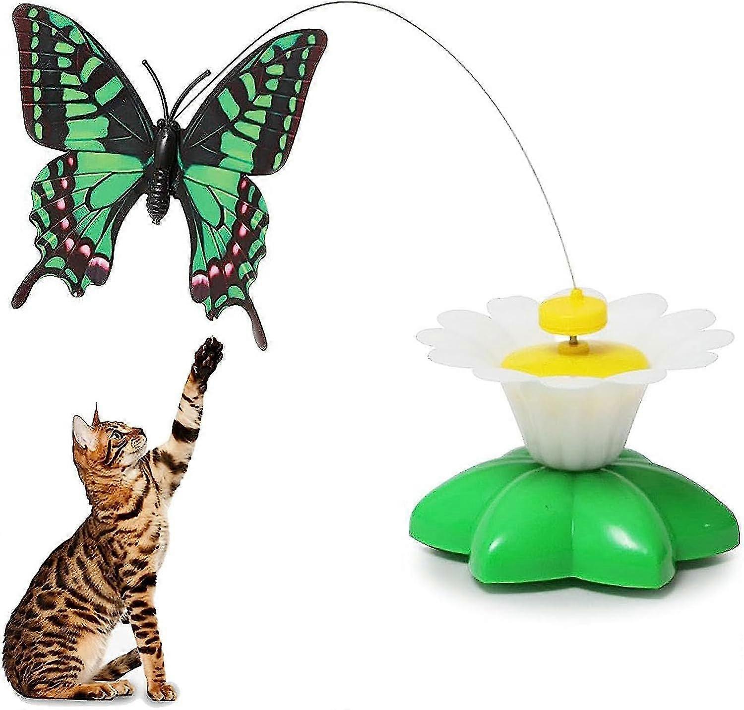 Electric Bird Teasing Cat Toy, Interactive Cat Toy, Bird Toy For Pet Cats, Funny Rotating Electric Flying Bird Cat Toy Kitten Play Chase