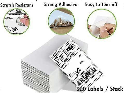 2023 - Thermal Shipping Label, 500 Labels/stack, Permanent Adhesive, White Mailing Label