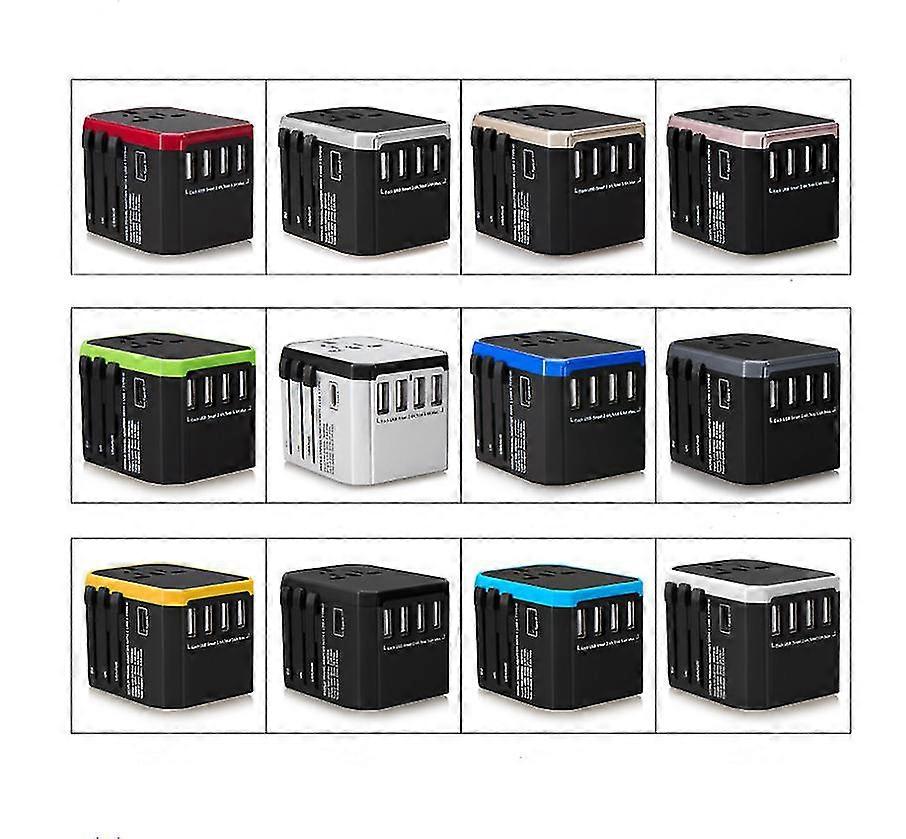Universal 4 USB Ports USB Multifunktionsadapter Universalstecker