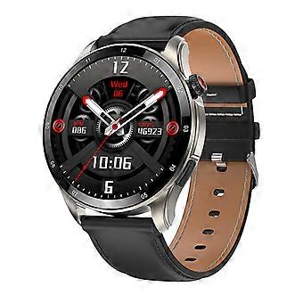 Smartwatch Herzfrequenz Blutsauerstoff Bluetooth Anrufmusik Smart Armband Sportuhr-Silber Haut